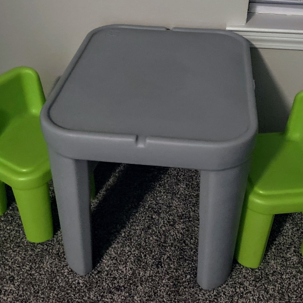 Step2 Mighty My Size Kids Plastic Table and Chairs